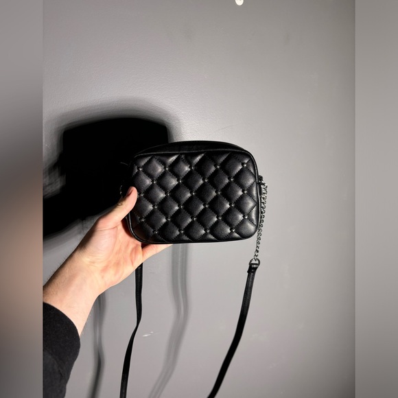 Rebecca Minkoff Quilted Studded Vegan Leather Crossbody Bag - Picture 3 of 6